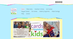 Desktop Screenshot of cardsforhospitalizedkids.com